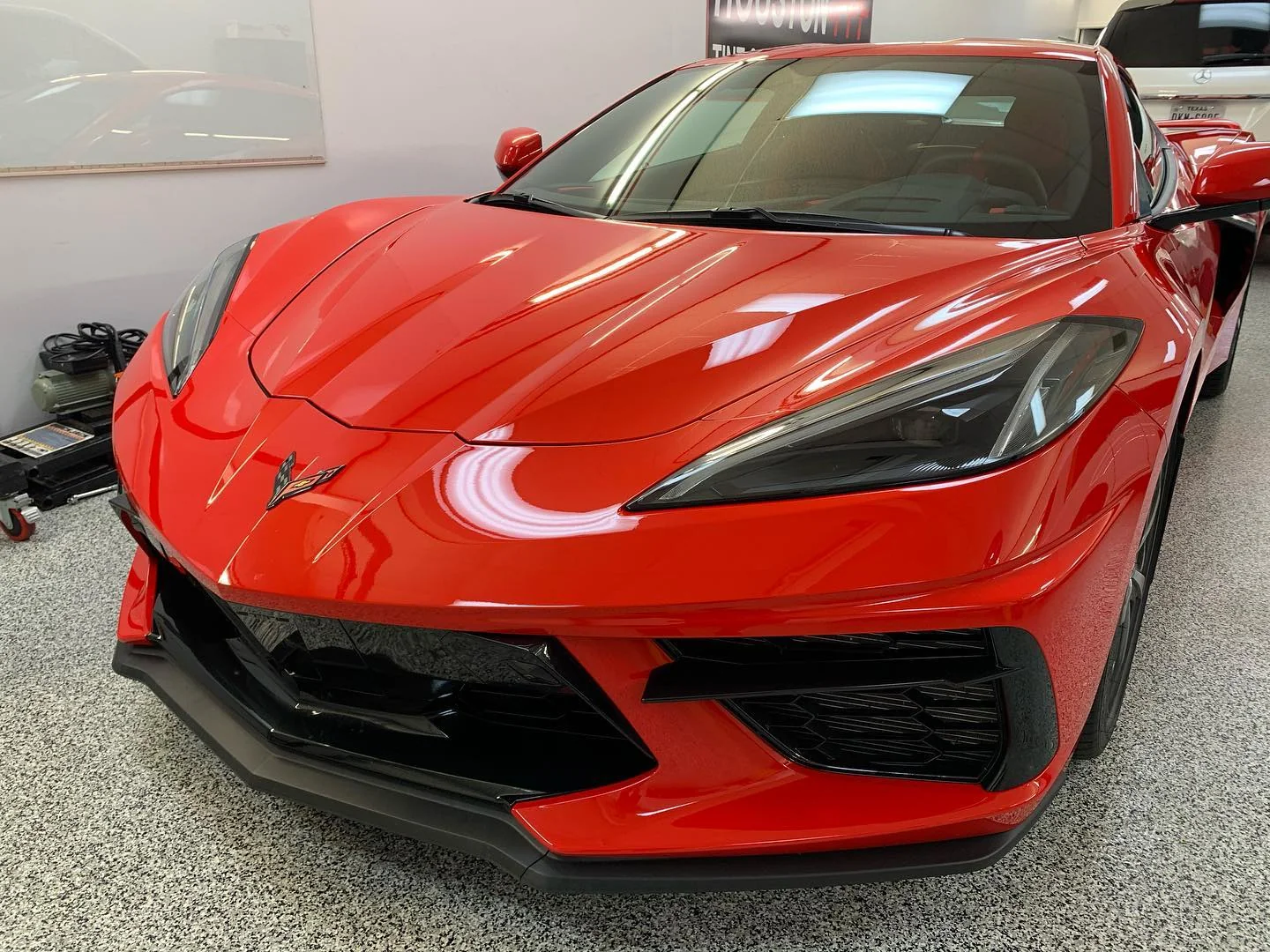 Red Corvette at Houston PPF