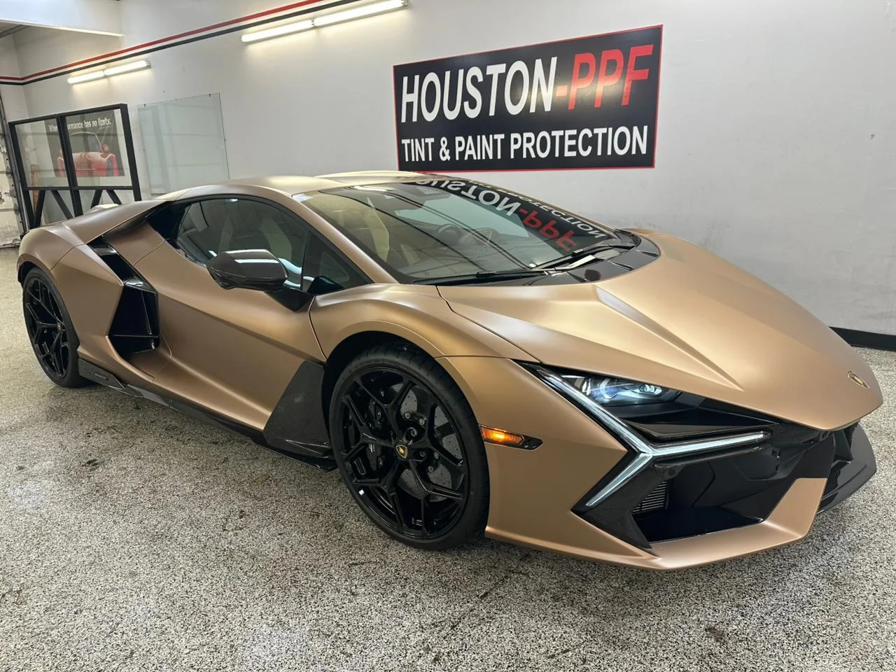 Protected Lamborghini at Houston PPF